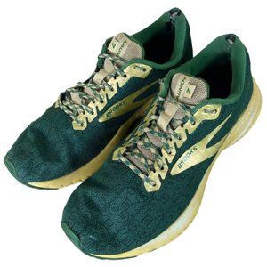 Brooks Launch 7 Shoes Lucky Running Size 8.5 Womens Green St. Patricks Day Gold